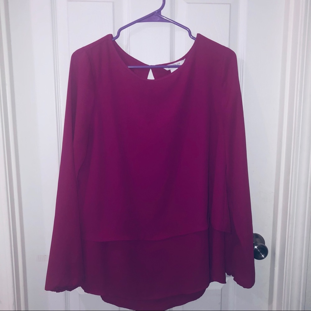 WHBM Long Sleeve Blouse